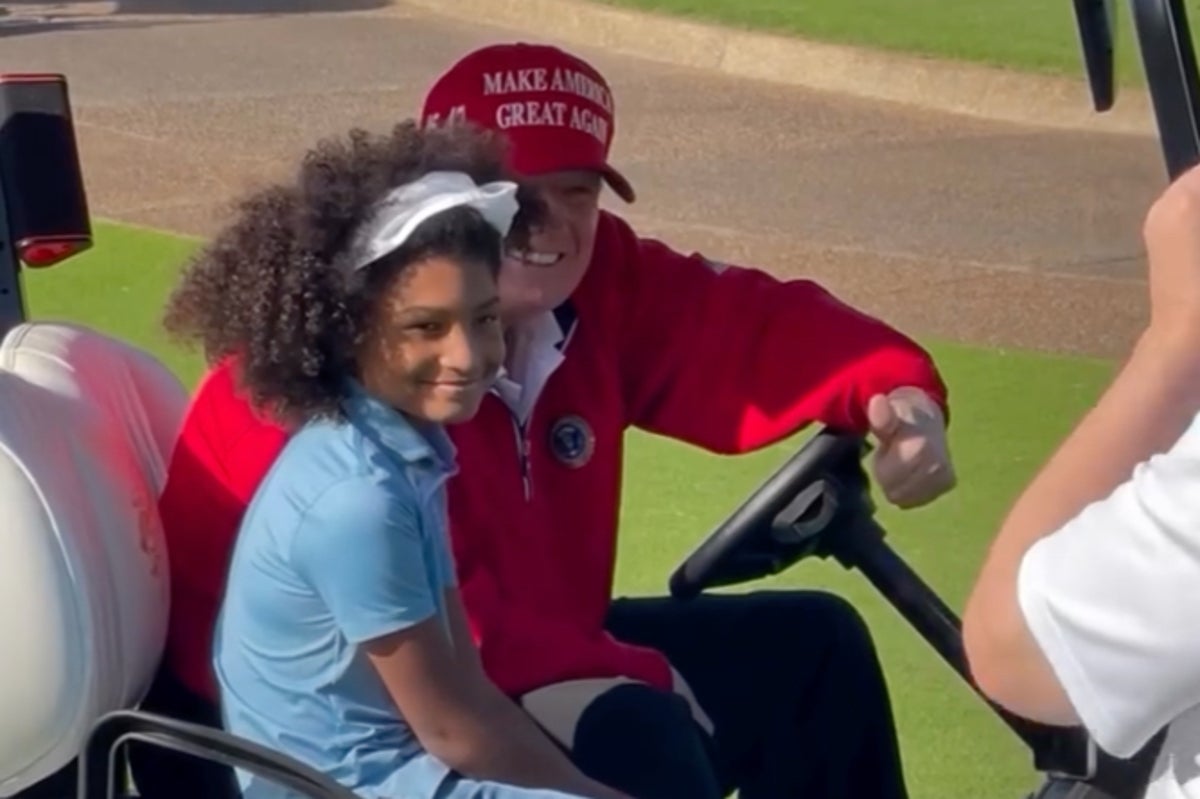 Trump Shares Heartwarming Moment with Young Girl on Golf Course, Asks Unexpected Question