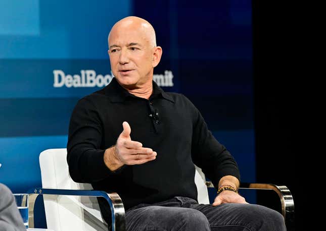 Jeff Bezos: ‘Extremely Optimistic’ About Trump’s Impact on the U.S.